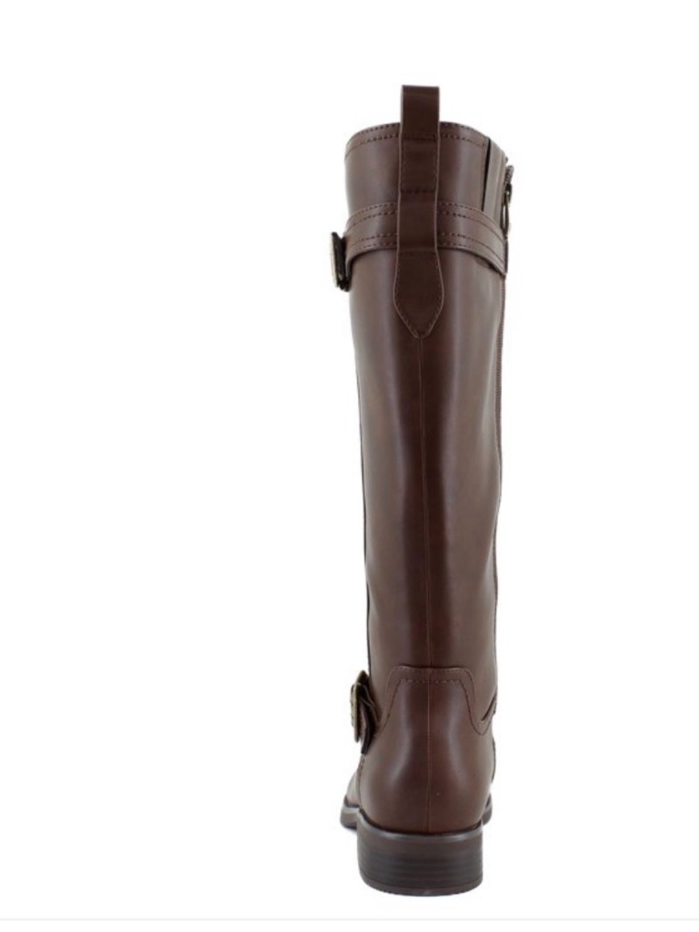 Naturalizer Tiernan Women's Brown faux leather Tall Buckle Riding Boots 9.5 NEW - Picture 4 of 12